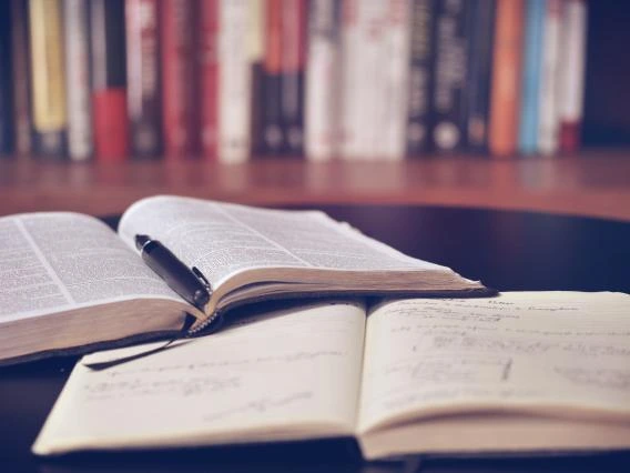 two books on a table